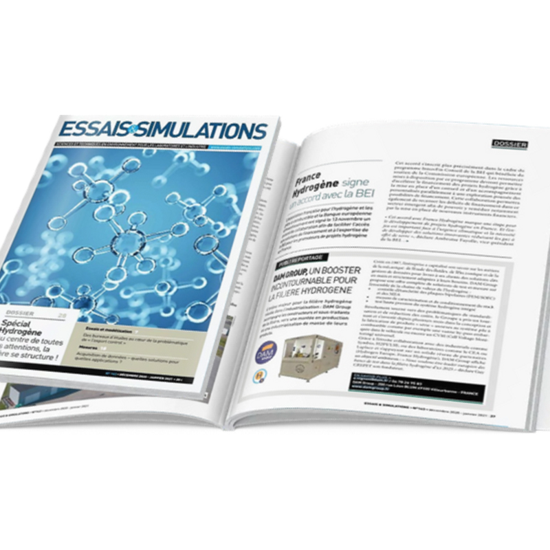 Hydrogen solutions – Special report from ESSAIS & SIMULATIONS french magazine