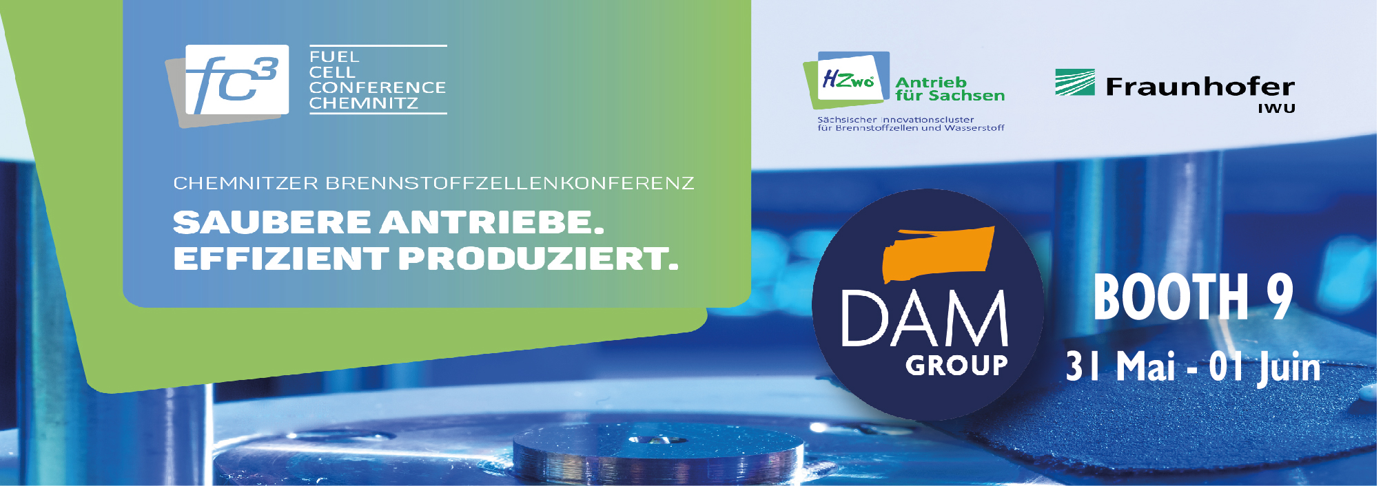 DAM GROUP CONFIRME SA PARTICIPATION À LA 2ÈME ÉDITION DU FC3 FUEL CELL CONFERENCE À CHEMNITZ