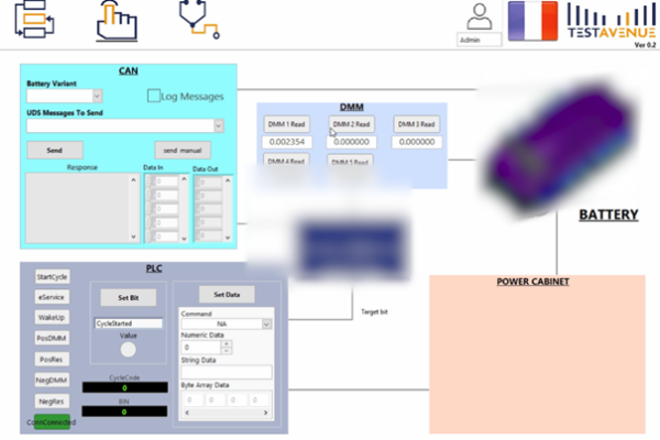 TestAvenue Logiciel pilotage banc de test batterie